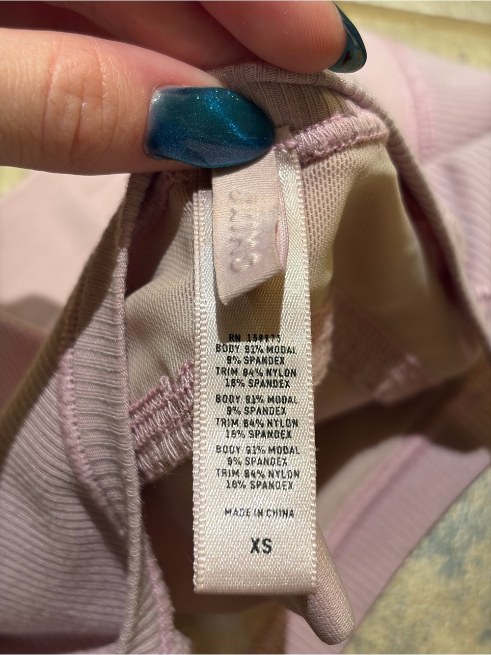 SKIMS Bralette Light Pink with Adjustable Straps in size XS - Picture 4 of 5